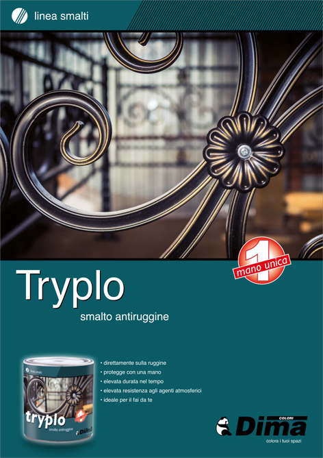 Tryplo Dima Smalto Antiruggine 3 in 1