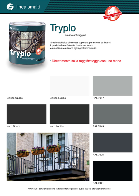 Tryplo Dima Smalto Antiruggine 3 in 1
