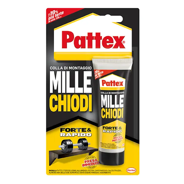 pattex millechiodi forte rapido ml 100 henkel Pattex Millechiodi Henkel gr 100 Pattex Millechiodi Henkel gr 100