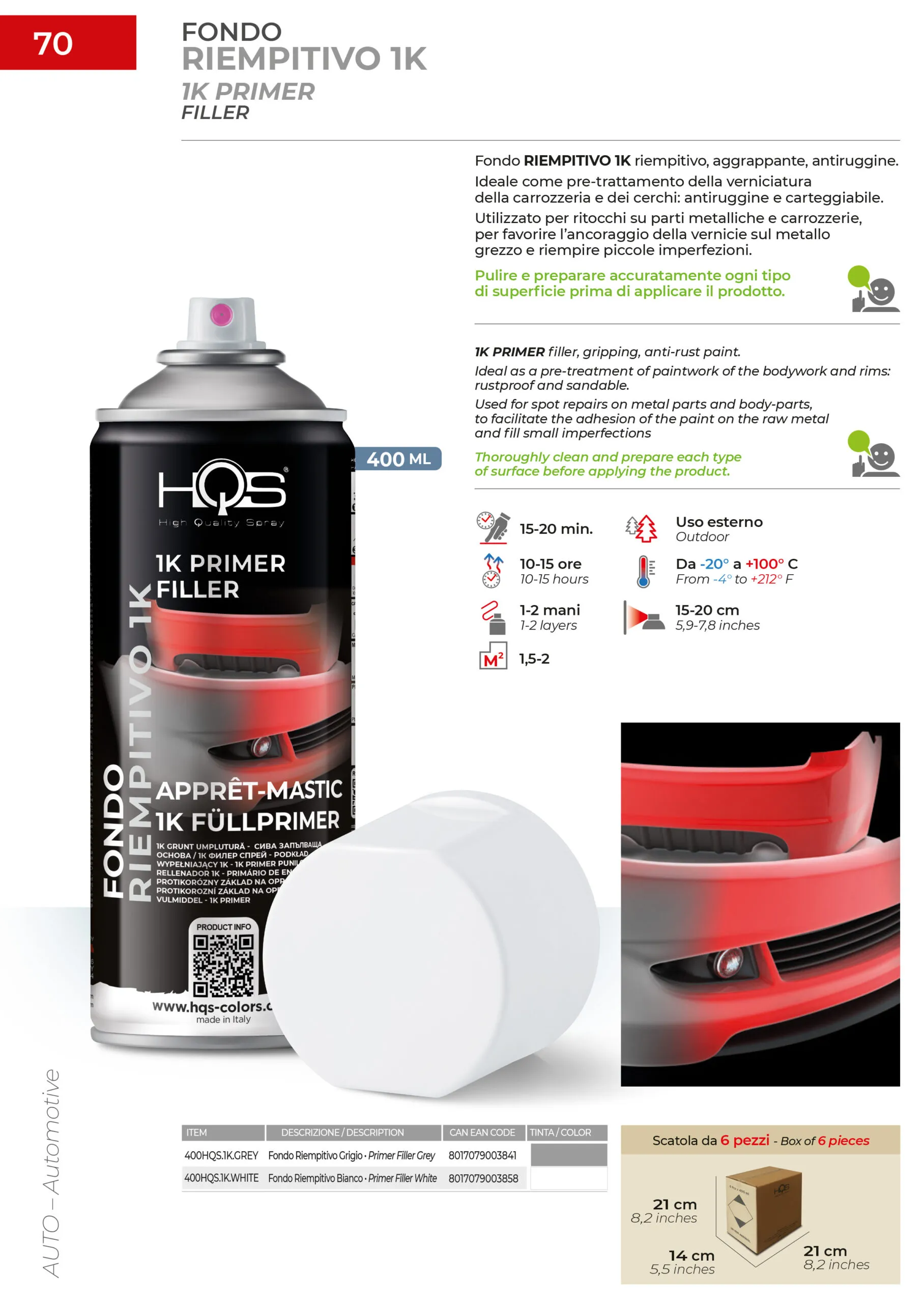 HQS Catalogo 2025 vs 5.0 Parte70 RIEMP 1K scaled 1 BOMBOLETTA SPRAY STUCCO RIEMPITIVO ML 400 HQS BOMBOLETTA SPRAY STUCCO RIEMPITIVO ML 400 HQS - immagine 2