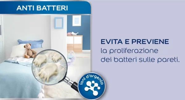 Dulux Benessere Tester Superlavabile Antimuffa Antibatterica agli Ioni d'Argento