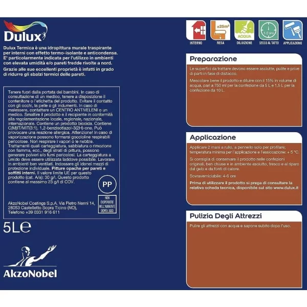 Dulux Termica Pittura Termo-isolante e Anticondensa