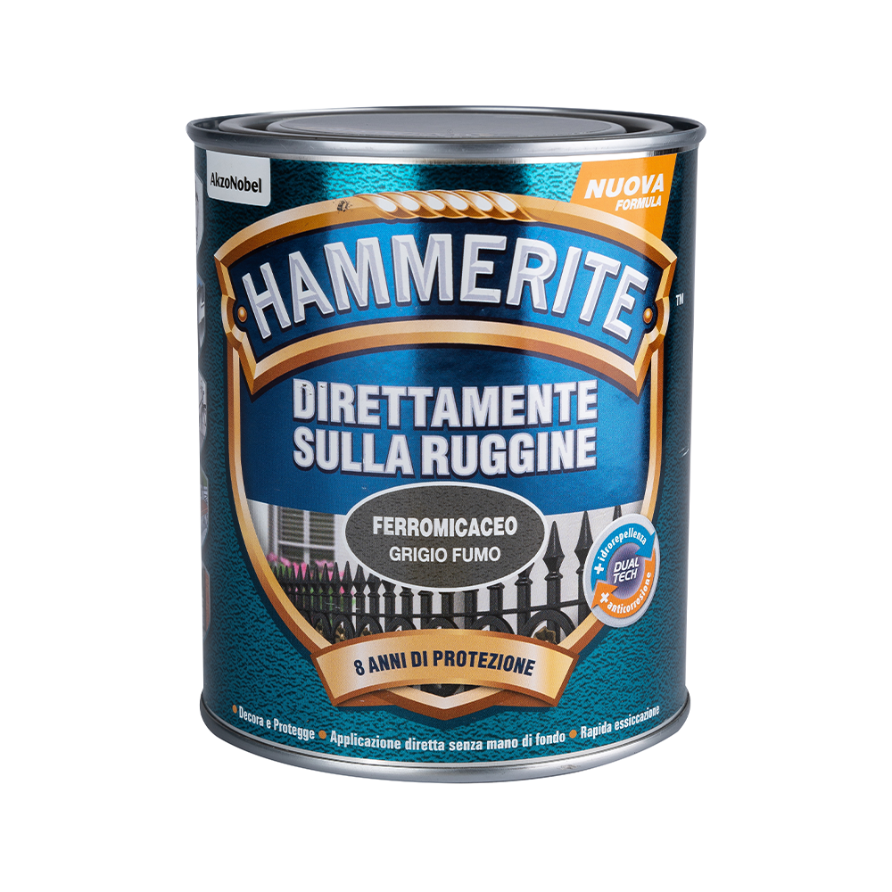 hammerite ferromicaceo grigio fumo Hammerite Ferromicaceo Grigio Fumo ML 750 Smalto Antiruggine Hammerite Ferromicaceo Grigio Fumo ML 750 Smalto Antiruggine