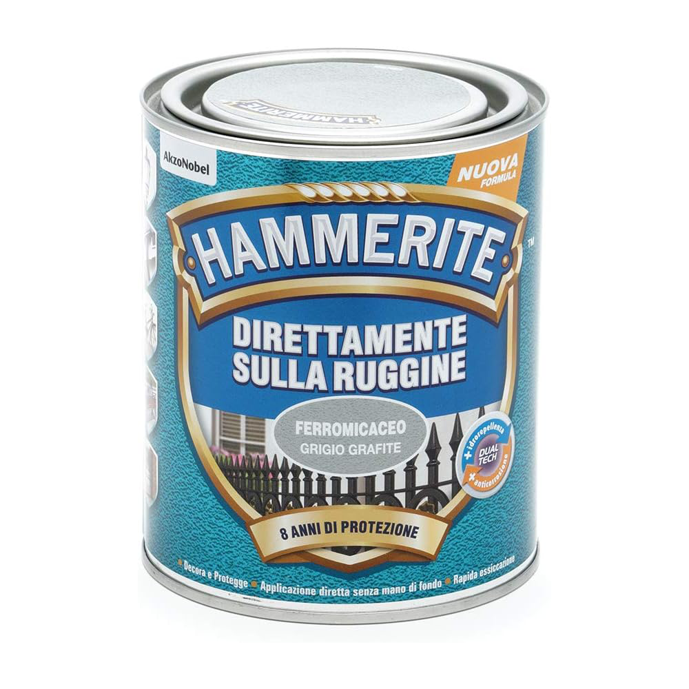 hammerite ferromicaceo grigio grafite Hammerite Ferromicaceo Grigio Grafite ML 750 Smalto Antiruggine Hammerite Ferromicaceo Grigio Grafite ML 750 Smalto Antiruggine