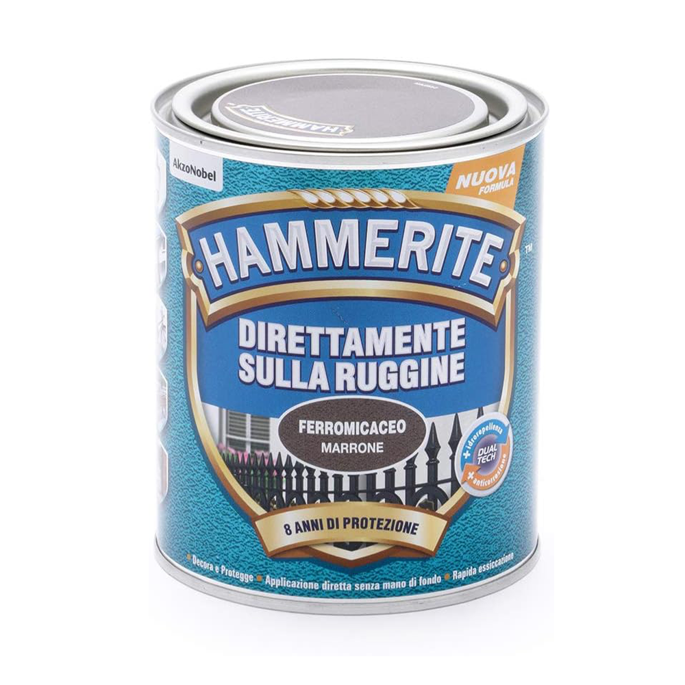 hammerite ferromicaceo marrone Hammerite Ferromicaceo Marrone ML 750 Smalto Antiruggine Hammerite Ferromicaceo Marrone ML 750 Smalto Antiruggine