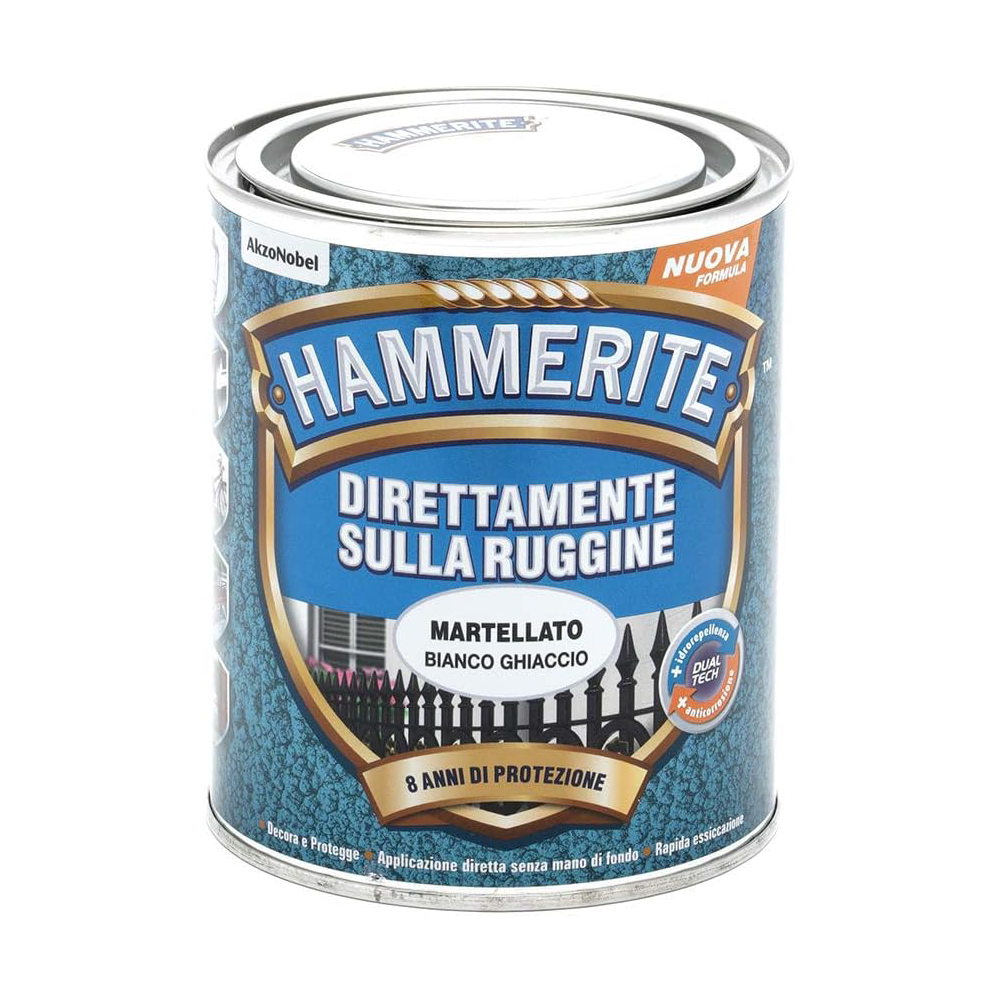 hammerite martellato bianco ghiaccio Hammerite Martellato Bianco Ghiaccio ML 750 Smalto Antiruggine Hammerite Martellato Bianco Ghiaccio ML 750 Smalto Antiruggine