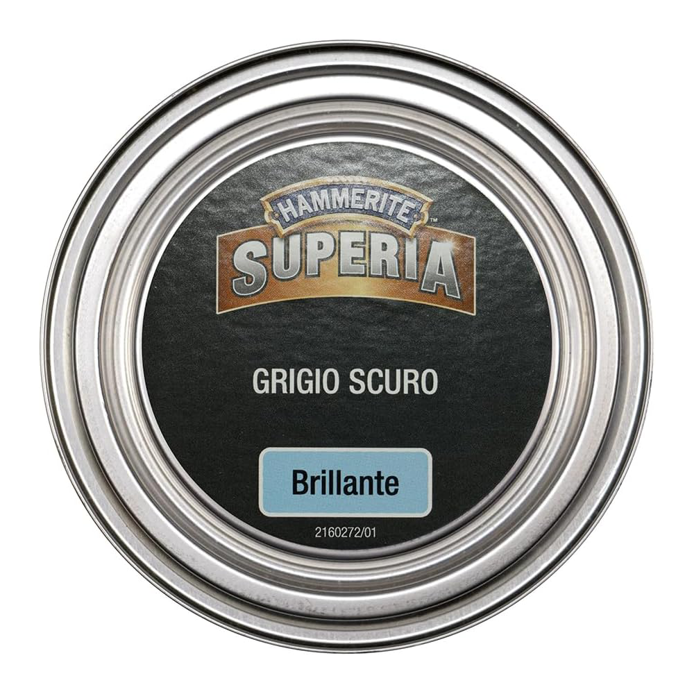hammerite superia brillante grigio scuro 2 Hammerite Superia Brillante Grigio Scuro RAL 7016 ML 750 Smalto Antiruggine Hammerite Superia Brillante Grigio Scuro RAL 7016 ML 750 Smalto Antiruggine - immagine 3