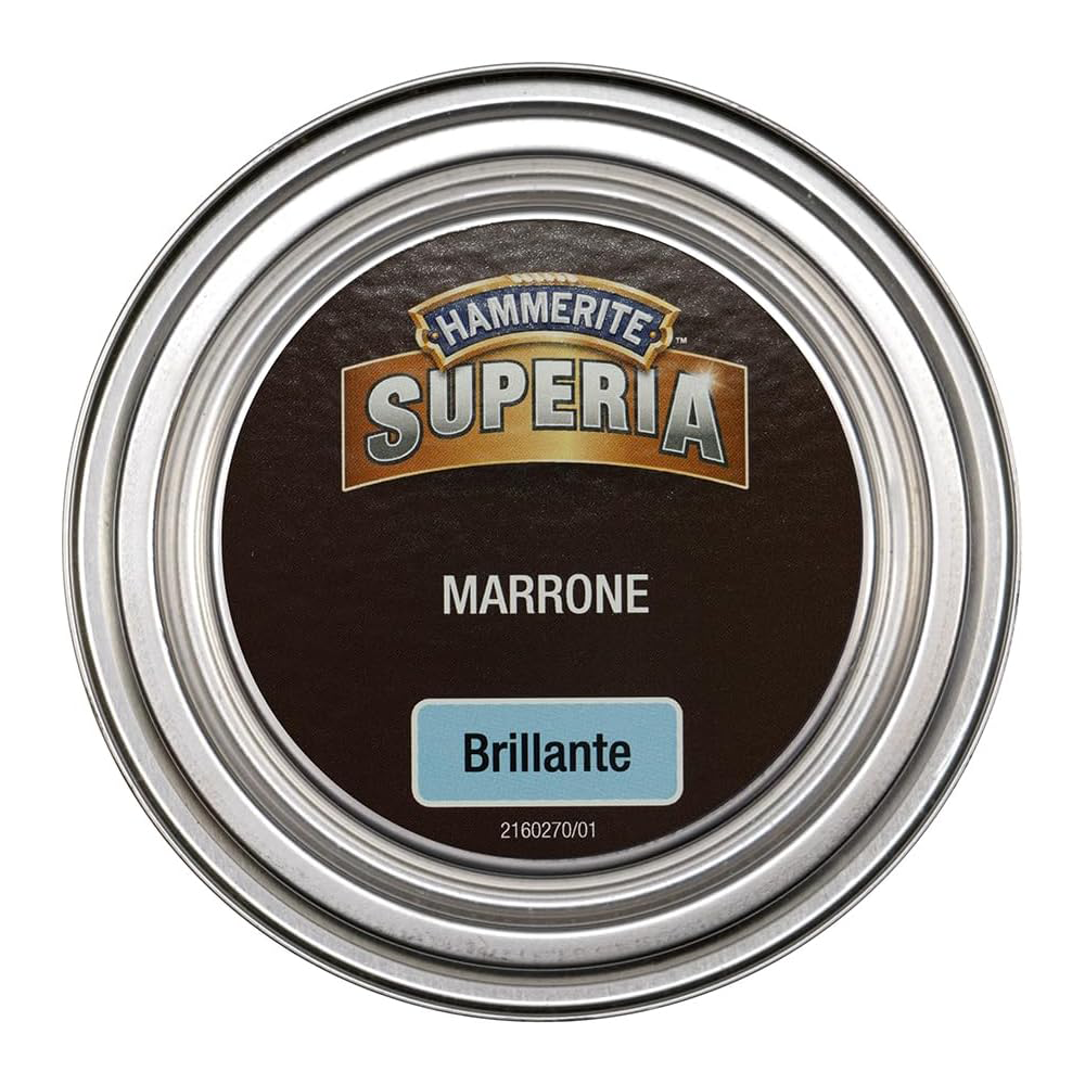 hammerite superia brillante marrone 2 Hammerite Superia Brillante Marrone RAL 8017 ML 750 Smalto Antiruggine Hammerite Superia Brillante Marrone RAL 8017 ML 750 Smalto Antiruggine - immagine 3