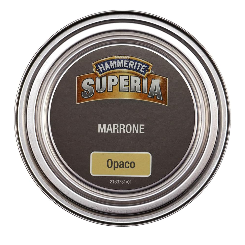 hammerite superia opaco marrone 2 Hammerite Superia Opaco Marrone RAL 8017 ML 750 Smalto Antiruggine Hammerite Superia Opaco Marrone RAL 8017 ML 750 Smalto Antiruggine - immagine 3